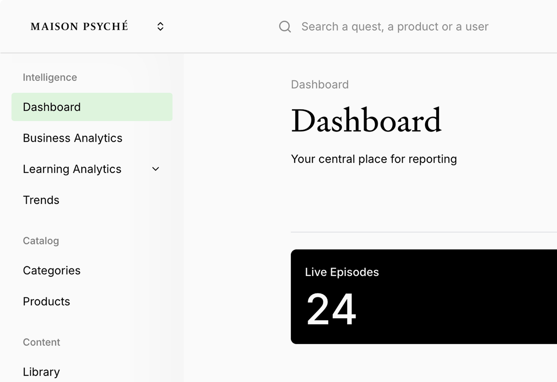 Dashboard Analytics